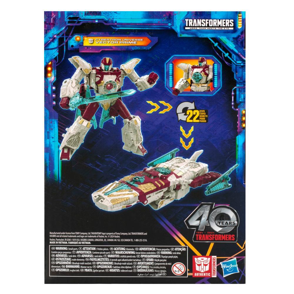 Transformers Legacy United Voyager Cybertron Universe Vector Prime 7 Action Figure 8 - Image 3