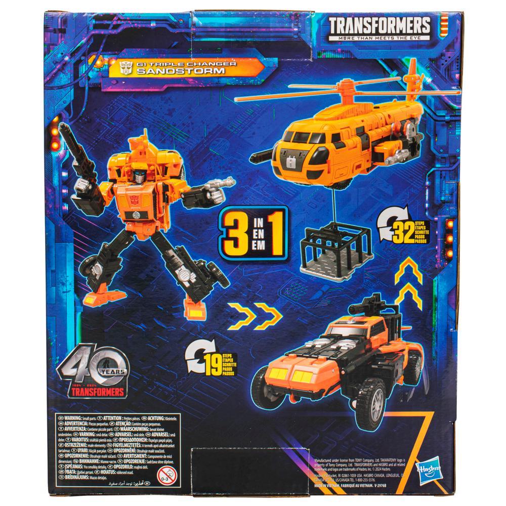 Transformers Legacy United Leader G1 Triple Changer Sandstorm 75 Action Figure 8 - Image 8