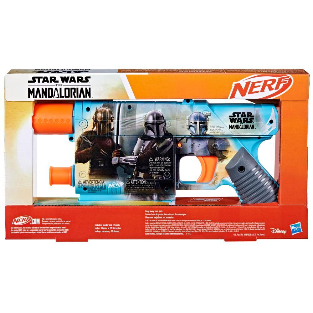 Nerf Star Wars The Mandalorian Dart Blaster 12 Nerf Elite Darts Gifts for 8 Year Old Boys Girls Up - Image 3