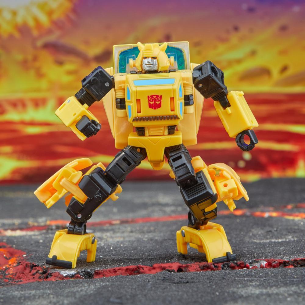 Transformers Legacy Deluxe Class Origin Bumblebee Action Figure - Image 9