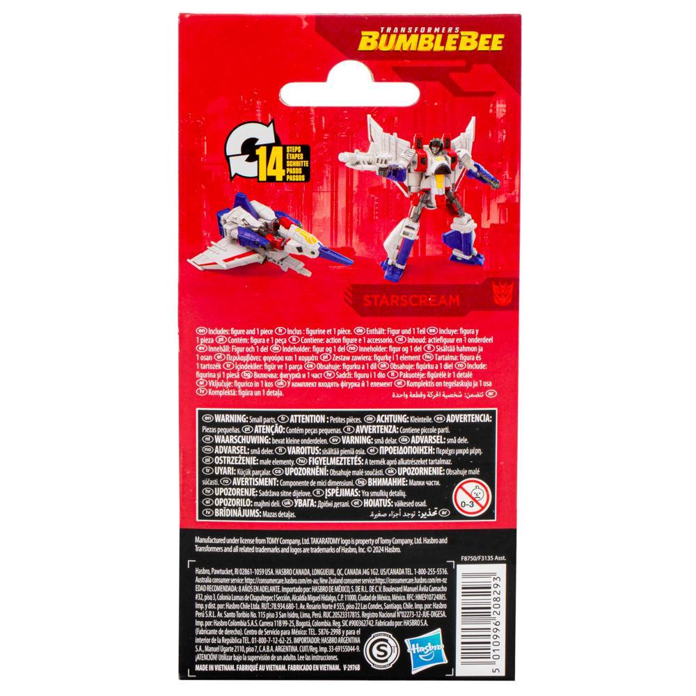 Transformers Studio Series Core Transformers Bumblebee Starscream Action Figure - Image 8