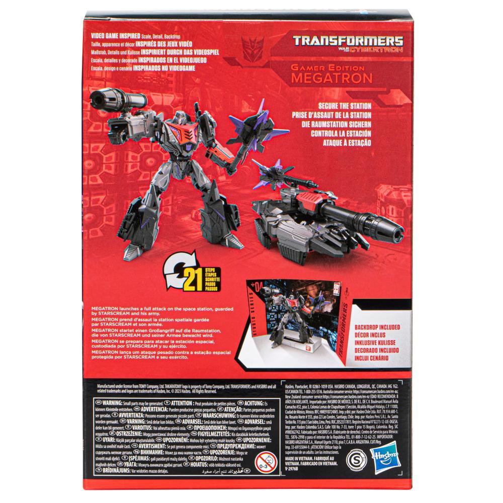 Transformers Studio Series Voyager 04 Gamer Edition Megatron Converting Action Figure 65 - Image 3