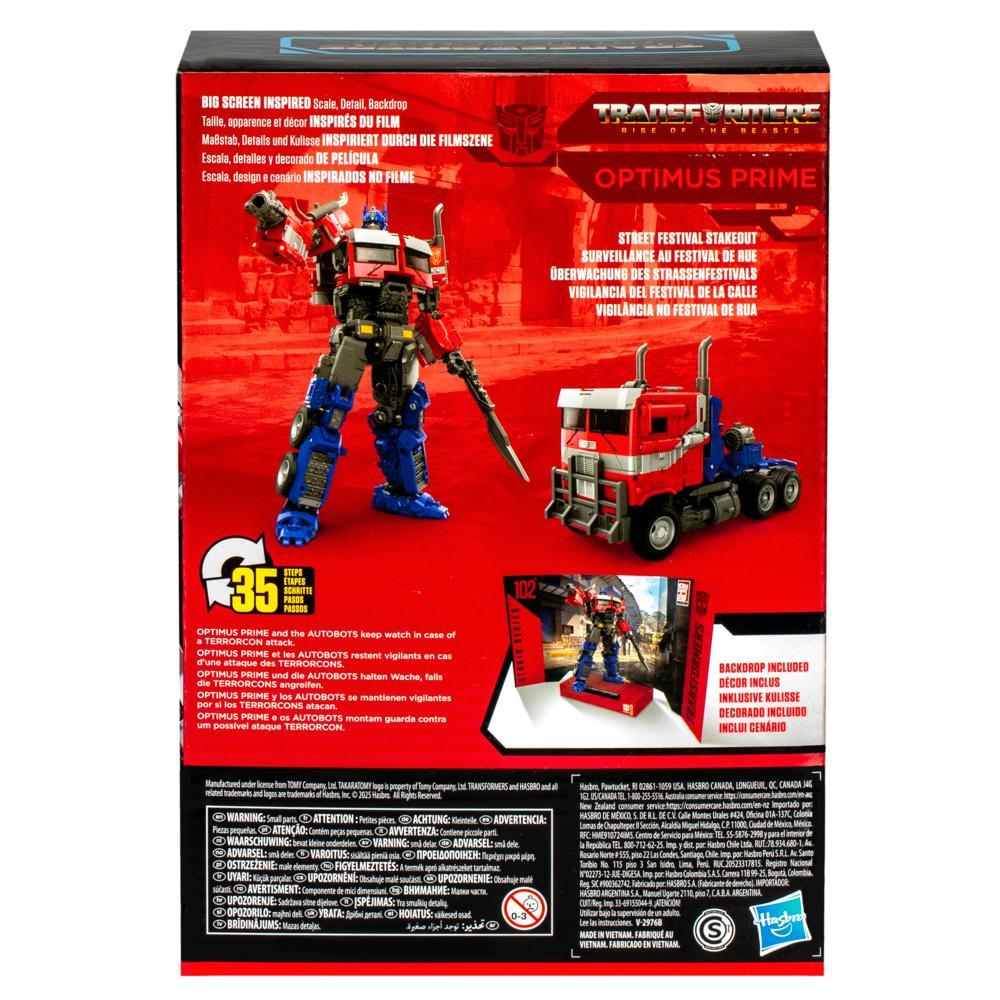 Transformers Studio Series Voyager Class Transformers Rise of the Beasts 102 Optimus Prime Action Figure - Image 3