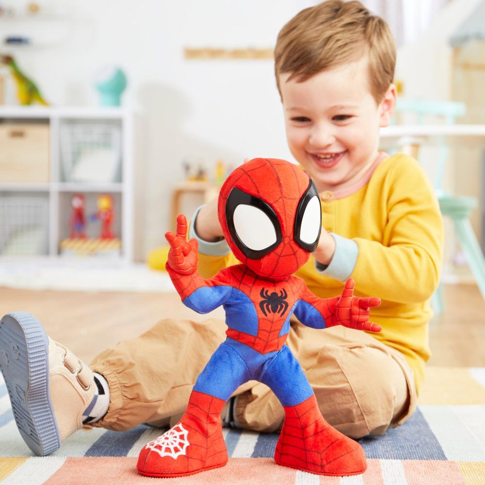 Marvel Spidey and His Amazing Friends Dance N Crawl Spidey Interactive Plush Toy - Image 2