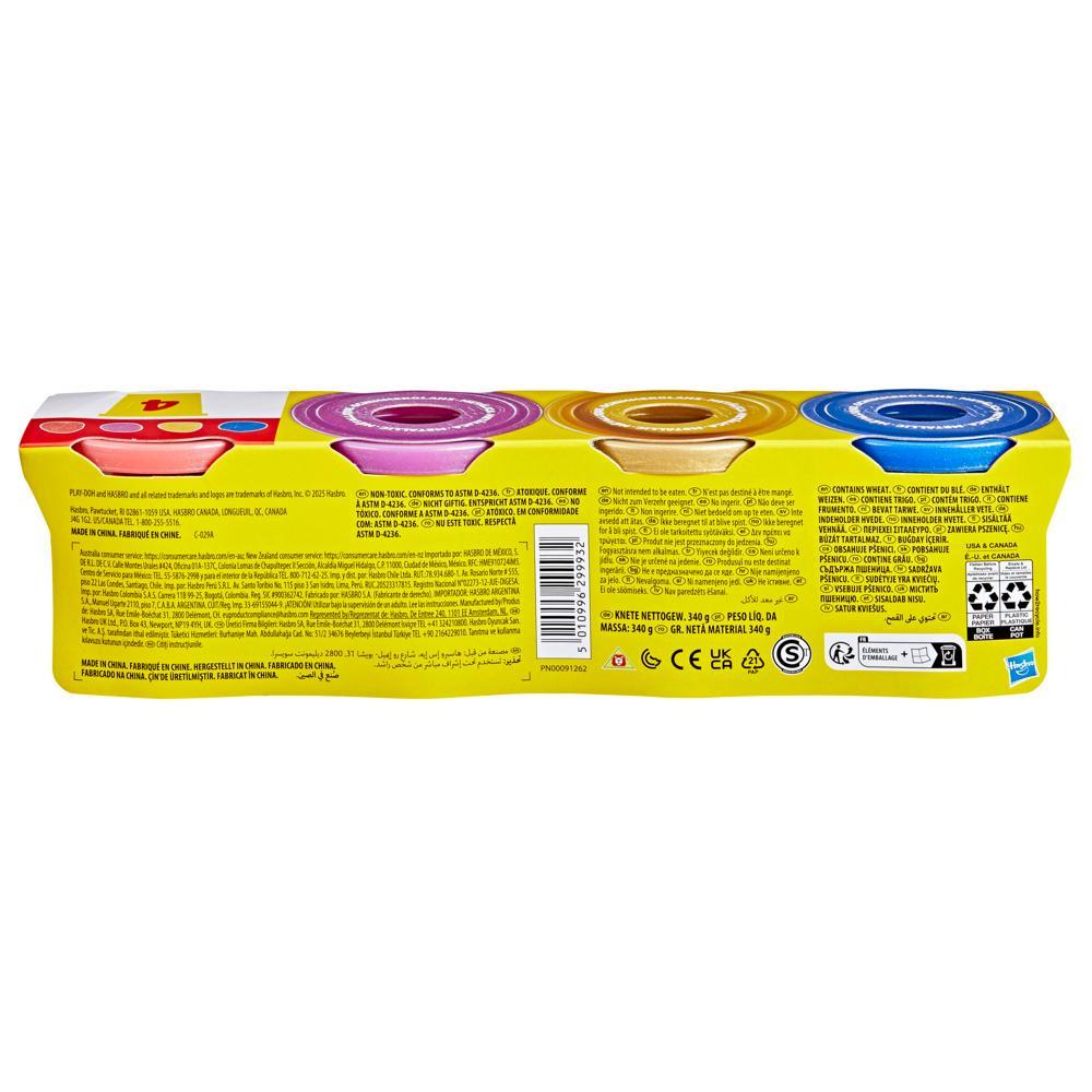 Play-Doh 4 Pack Metallic Shine Compound - Image 8