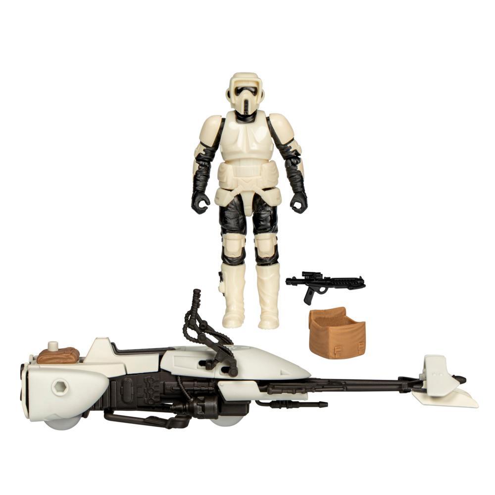 Star Wars Epic World of Action Scout Trooper 4 Action Figure Speeder Bike