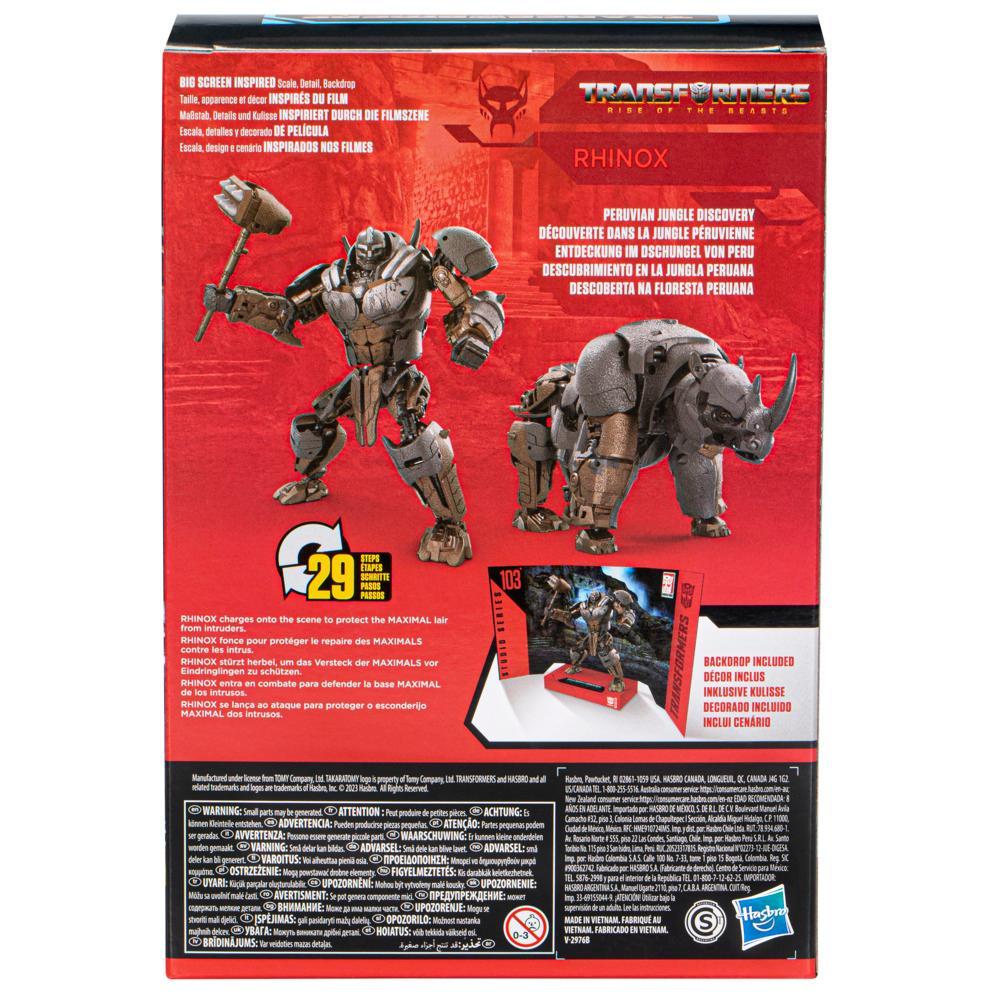 Transformers Studio Series Voyager 103 Rhinox Converting Action Figure 65 - Image 3