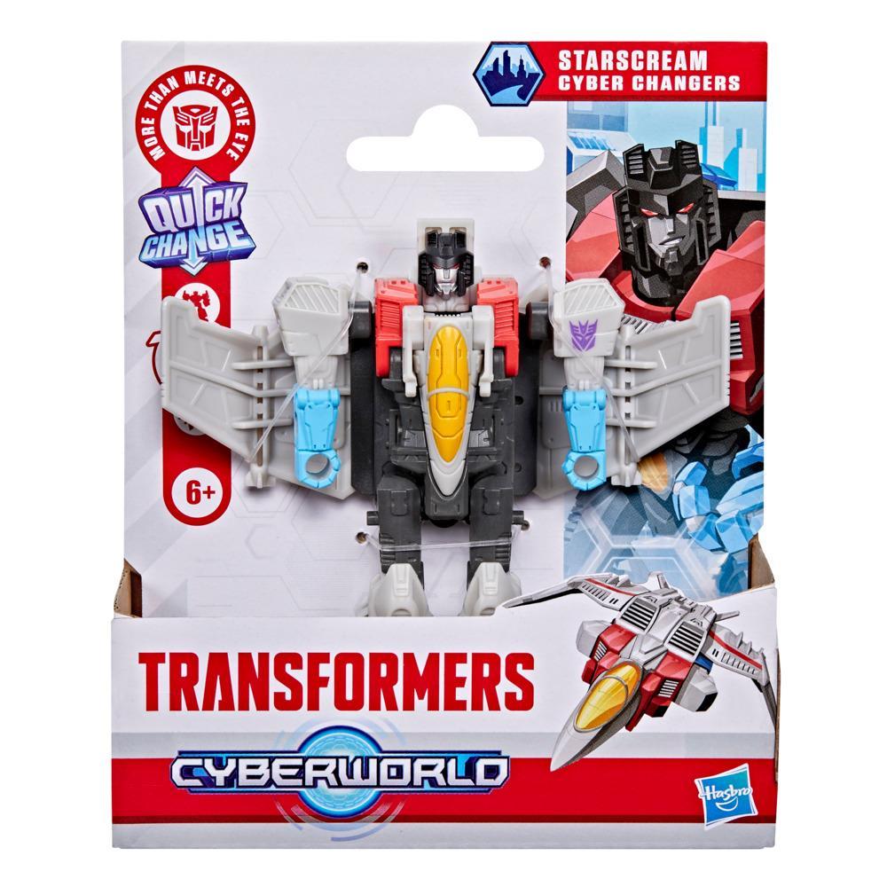 Transformers CYBERWORLD Cyber Changers Starscream Action Figure - Image 7