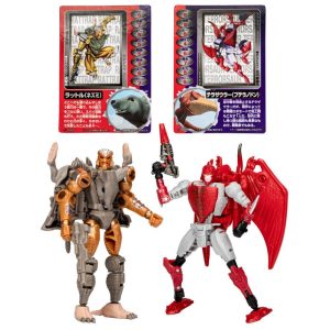 Transformers Takara Tomy BWVS-05 Rattrap vs Terrorsaur 2-Pack Converting Action Figures