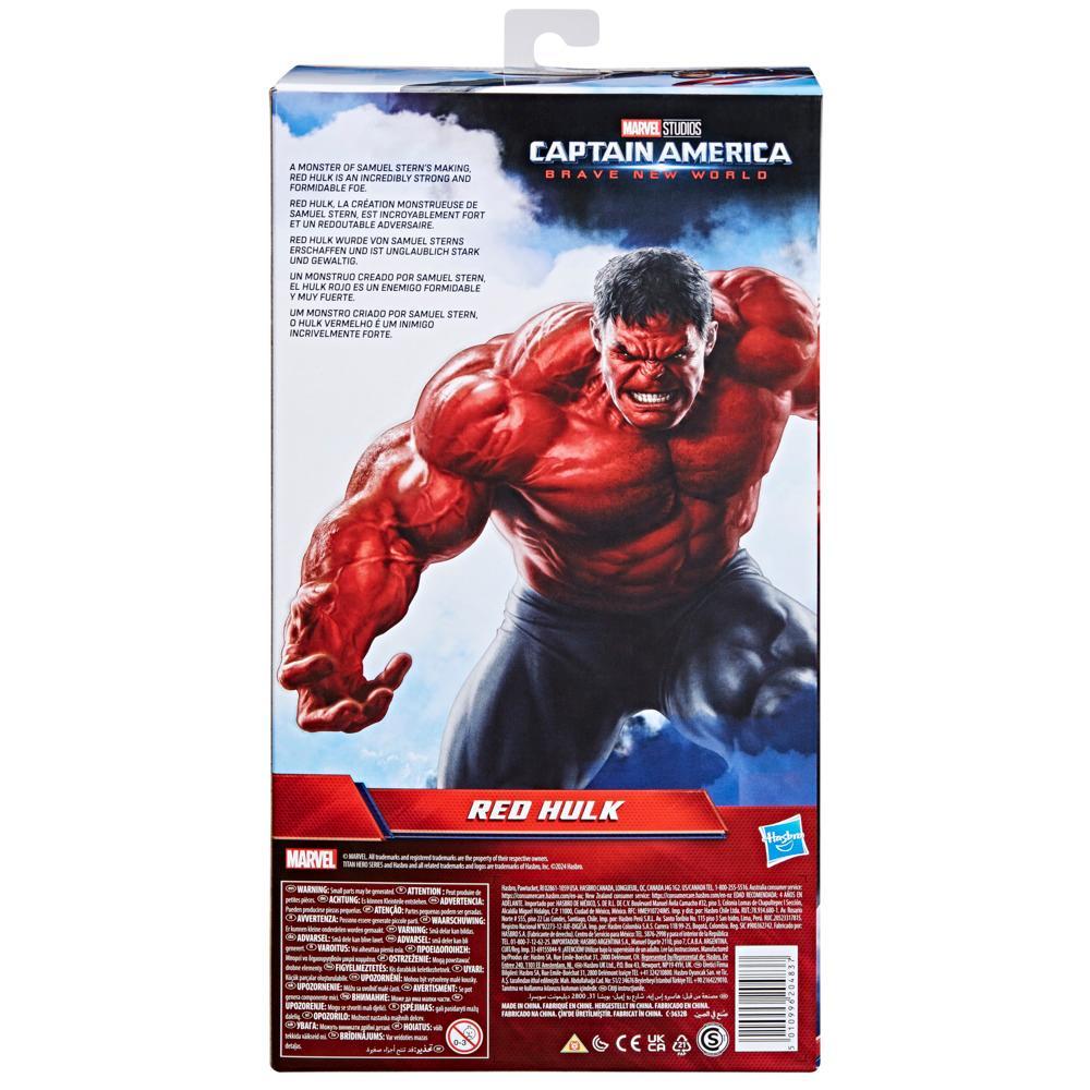 Marvel Studios Captain America Brave New World 12 Deluxe Red Hulk Action Figure - Image 3
