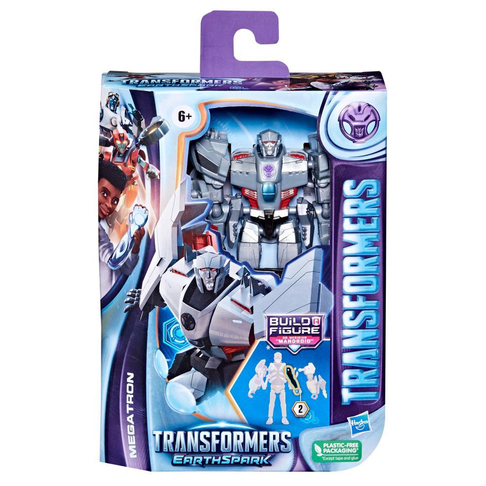 Transformers Toys EarthSpark Deluxe Class Megatron Action Figure - Image 7