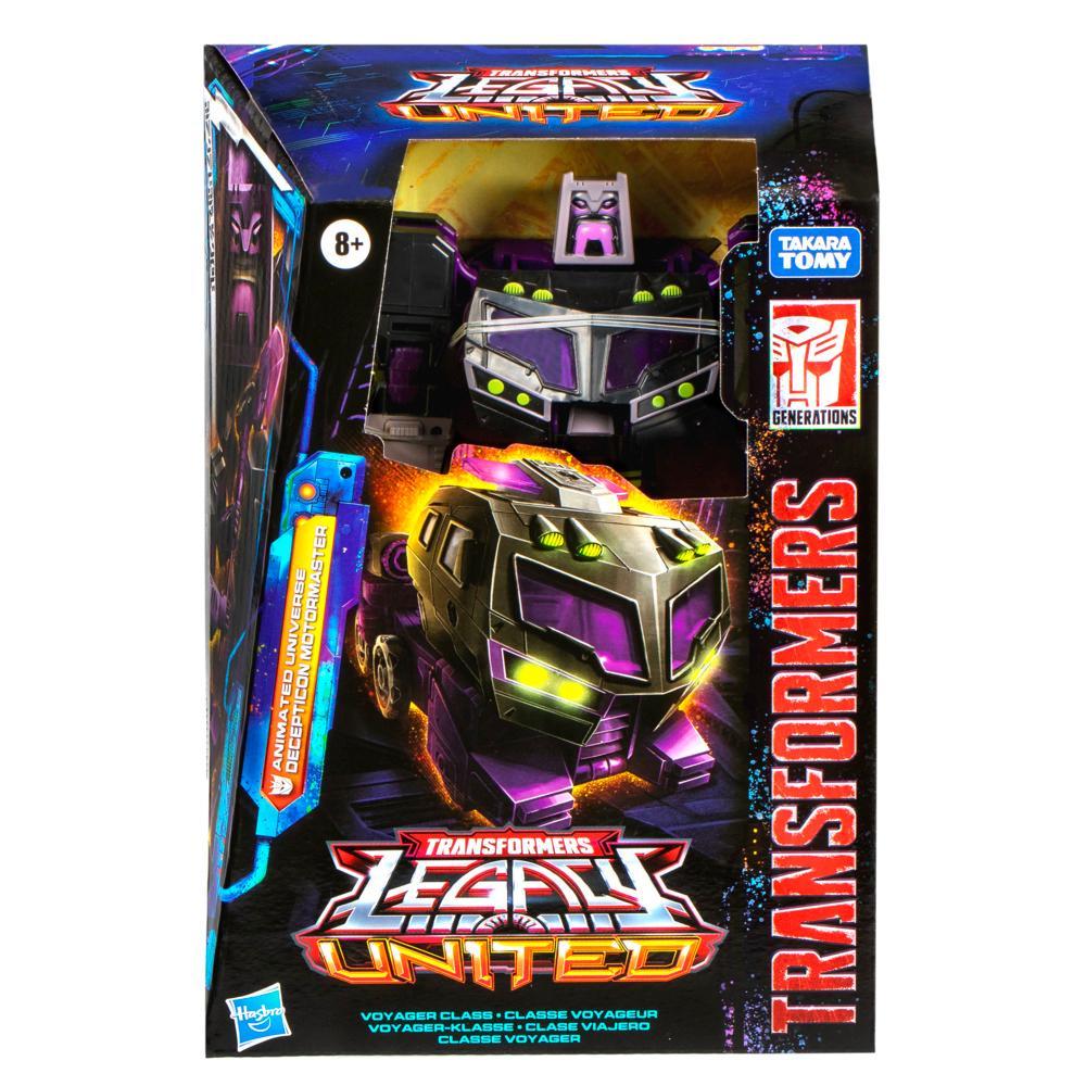 Transformers Legacy United Voyager Class Transformers Animated Universe Decepticon Motormaster Action Figure - Image 7