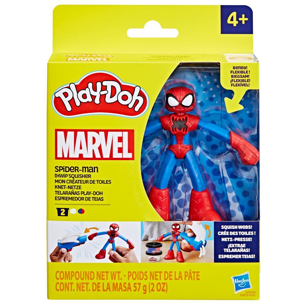 Play-Doh Marvel Spider-Man Thwip Squisher Action Figure Super Hero Toy for Kids 4 - Image 7