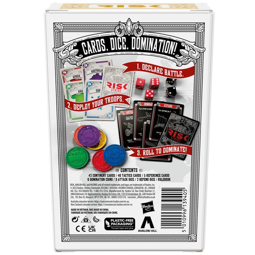 Risk Strike Cards and Dice Game Quick-Playing Strategy Card Game Ages 10 Family Games - Image 9