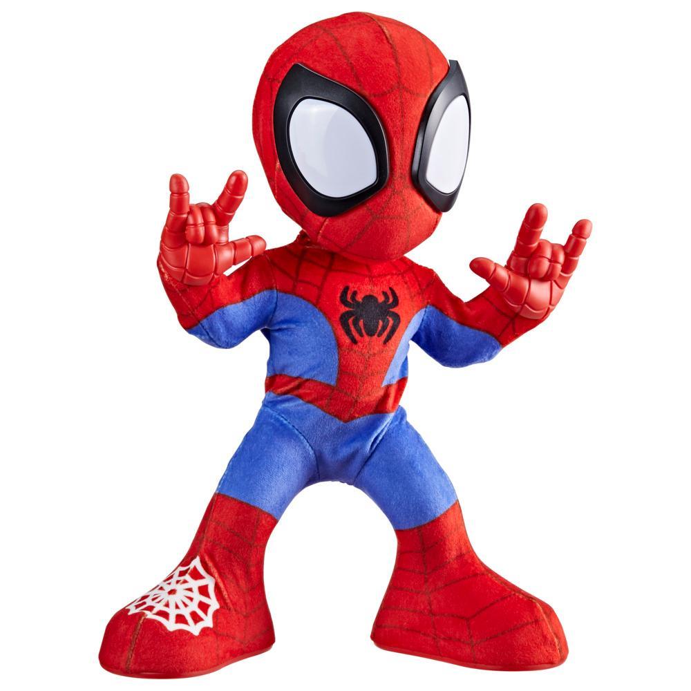 Marvel Spidey and His Amazing Friends Dance N Crawl Spidey Interactive Plush Toy - Image 6