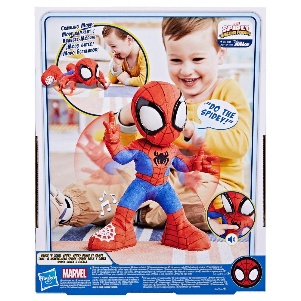 Marvel Spidey and His Amazing Friends Dance N Crawl Spidey Interactive Plush Toy - Image 8