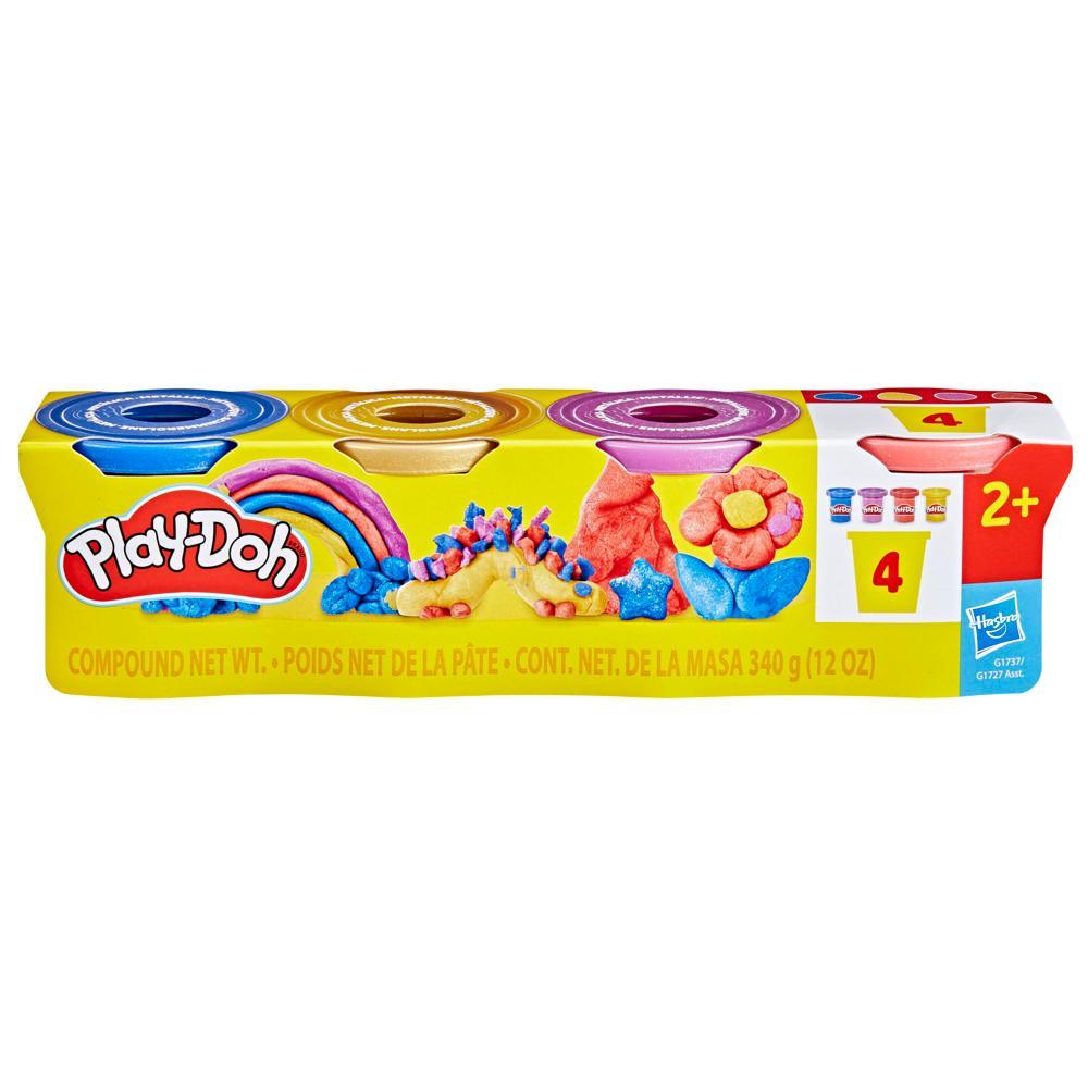 Play-Doh 4 Pack Metallic Shine Compound - Image 7