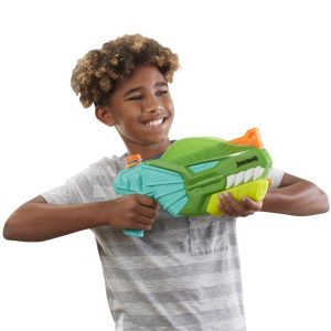 Nerf Super Soaker DinoSquad Dino-Soak Water Blaster -- Pump-Action Soakage For Outdoor Summer Water Games