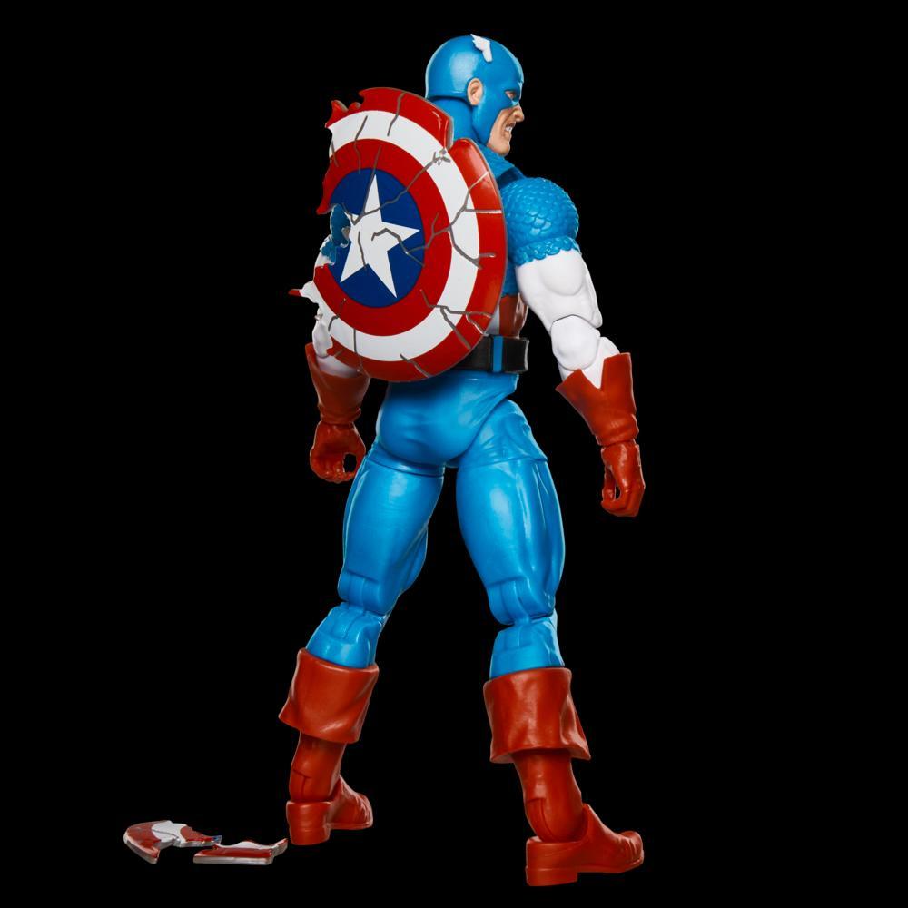 Marvel Legends Series Captain America Retro Marvel Comics Collectible Action Figure 6 - Image 2