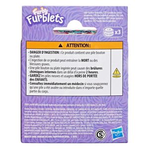 Furby Furblets Pep-Mint Mini Friend Special Holiday Edition Electronic Plush Toys for Girls  Boys 6 Speaks Furbish  Plays Music