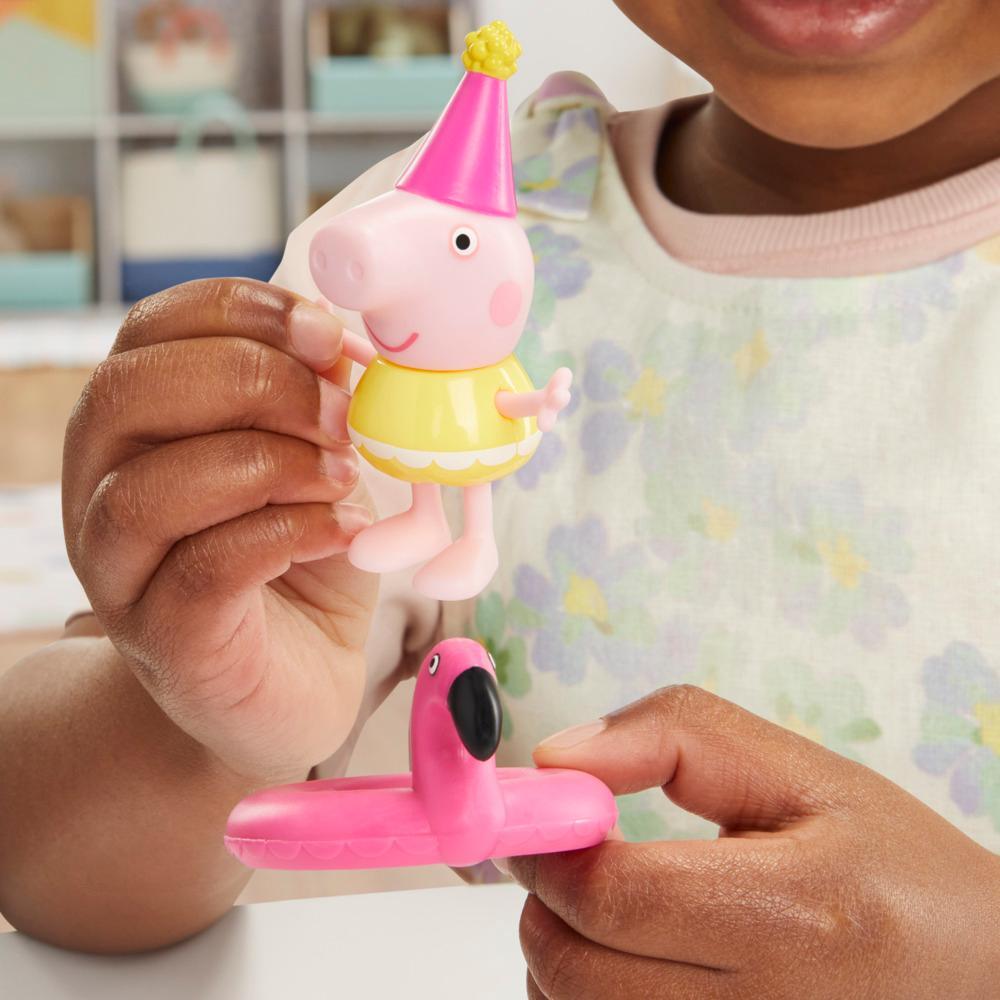 Peppa Pig Toys Peppas Pool Party Playset with 2 Figures Preschool Toys for Kids 3 - Image 3