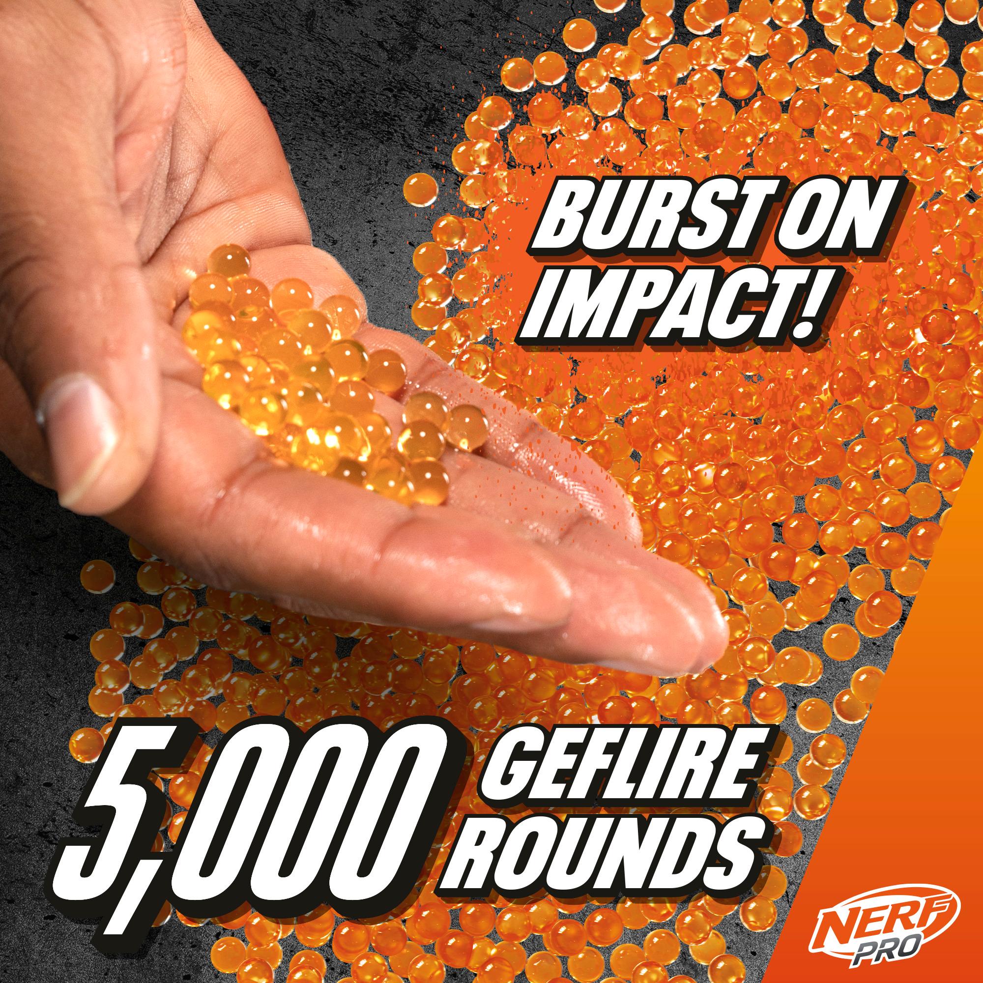 Nerf Pro Gelfire Dual Wield Pack 2 Blasters 5000 Gelfire Rounds 2x 100 Round Integrated Hoppers 2 Eyewear - Image 2