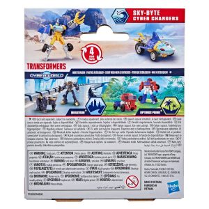 Transformers CYBERWORLD Cyber Changers Sky-Byte Action Figure
