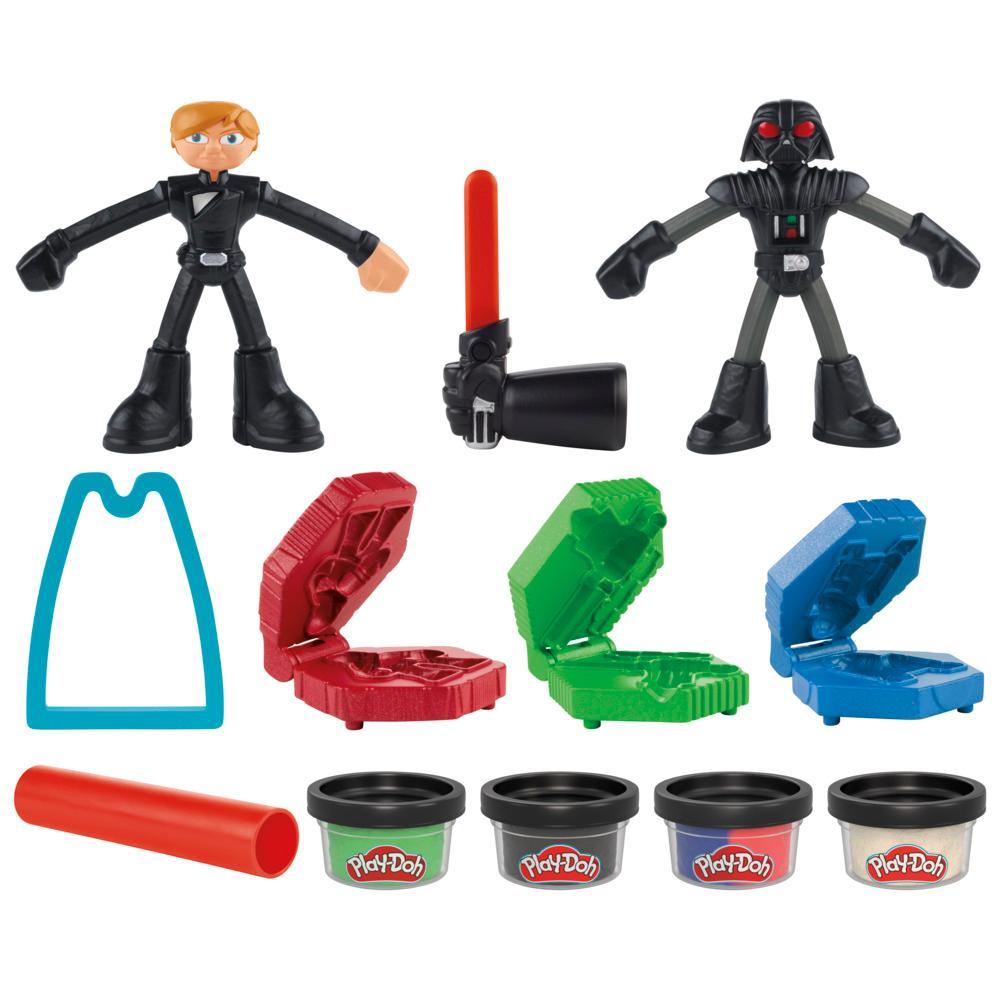 Play-Doh Star Wars Squish Slice Lightsabers 4 Action Figure Set - Image 6