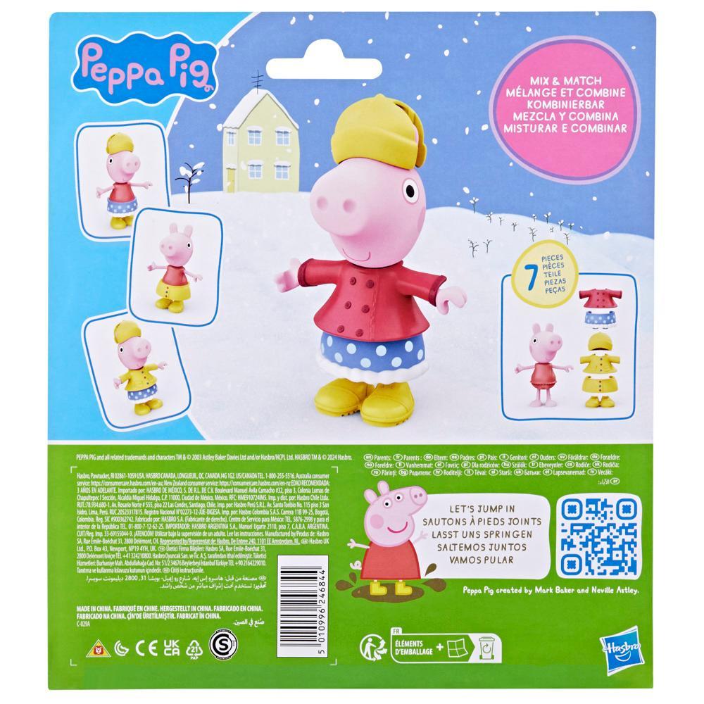 Peppa Pig Toys Peppa Pig Dress-Up 6 Figure with 6 Fashion Accessories Preschool Toys 3