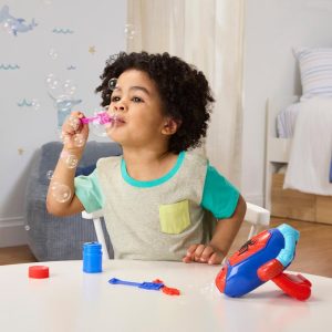 Marvel Spidey and His Amazing Friends Water-Webs Bubble Slinger Electronic Role Play Toy