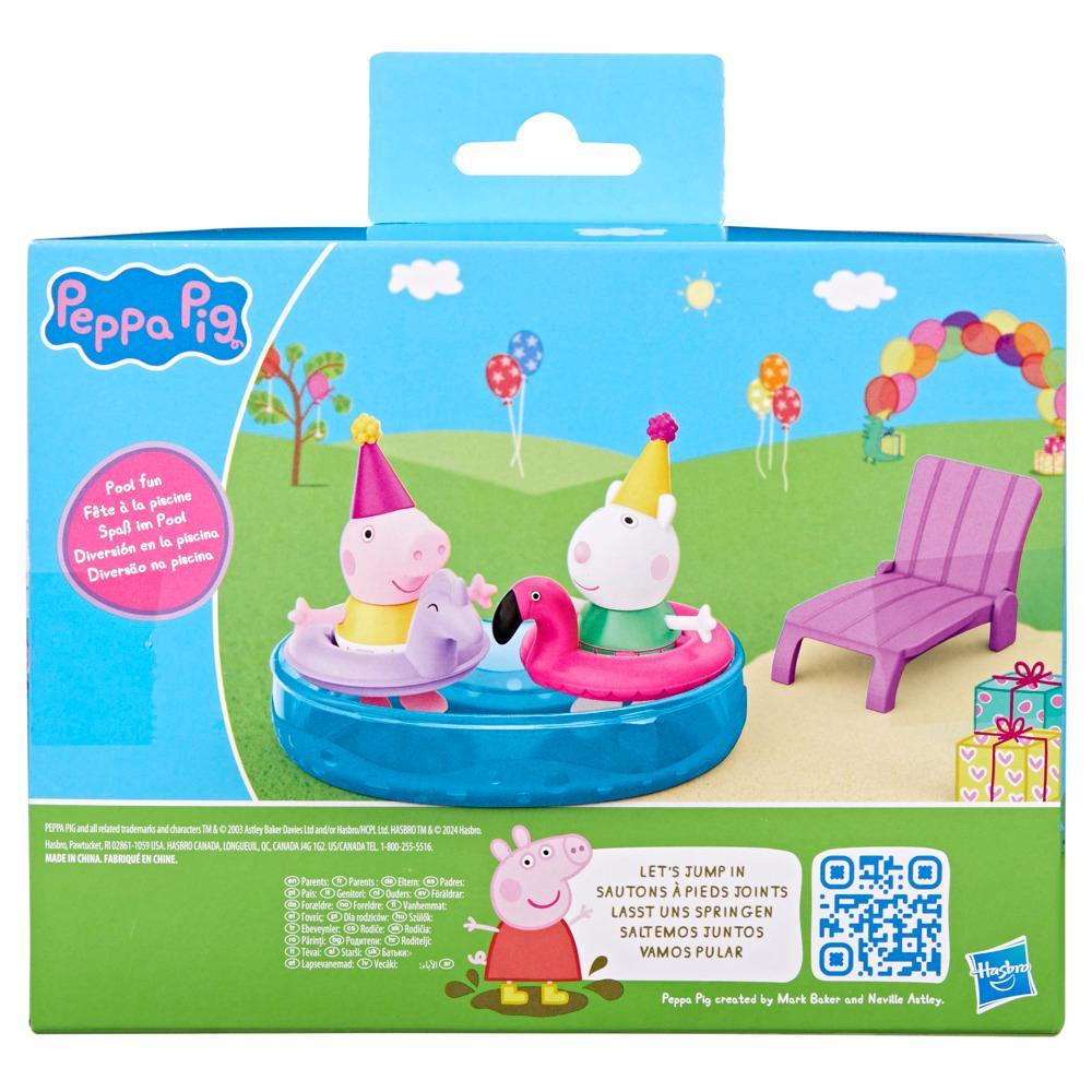 Peppa Pig Toys Peppas Pool Party Playset with 2 Figures Preschool Toys for Kids 3 - Image 8