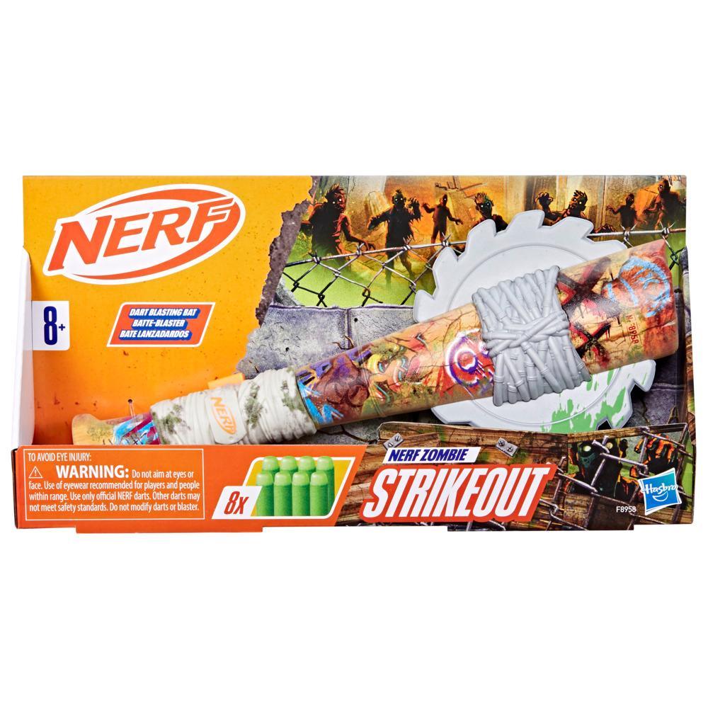 Nerf Zombie Strikeout Dart Blaster 8 Nerf Elite Darts Foam Blade Outdoor Games Ages 8 - Image 7