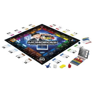 Monopoly Super Electronic Banking Family Board Game with Electronic Banking Unit