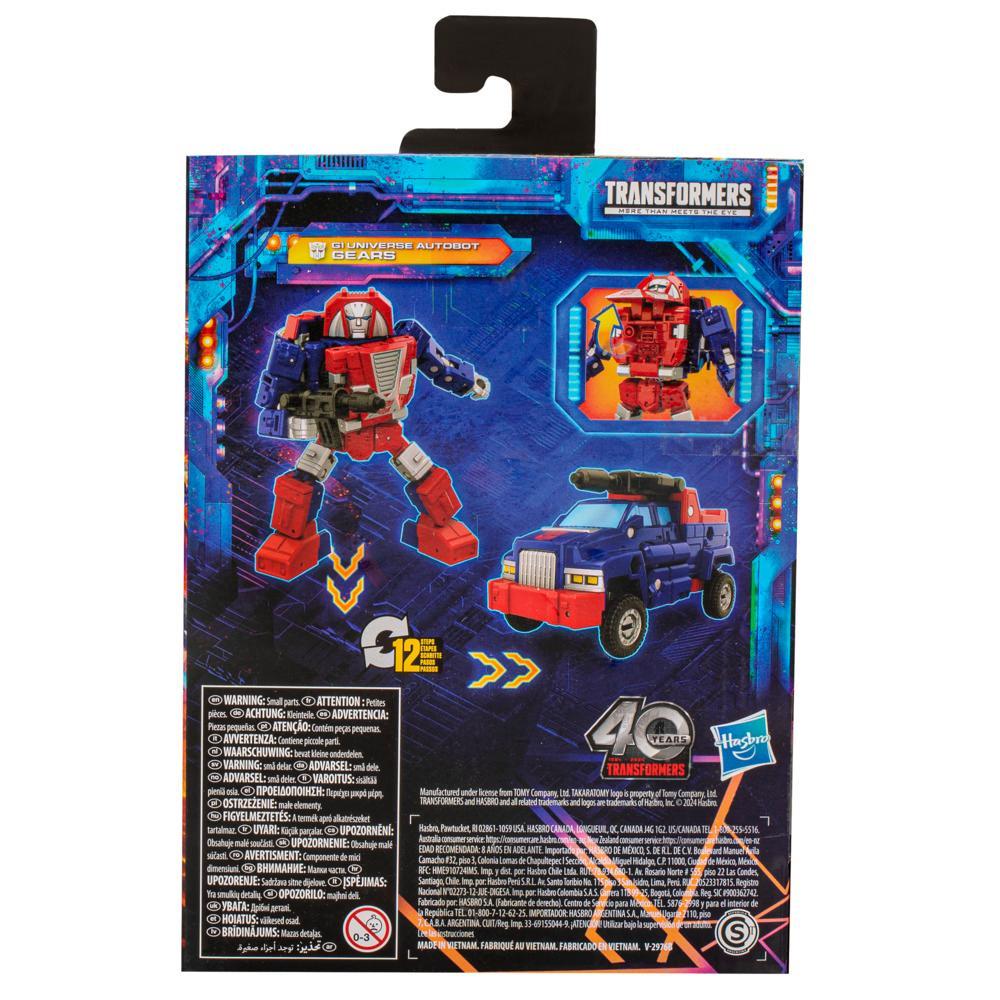 Transformers Legacy United Deluxe G1 Universe Autobot Gears 55 Action Figure 8 - Image 8