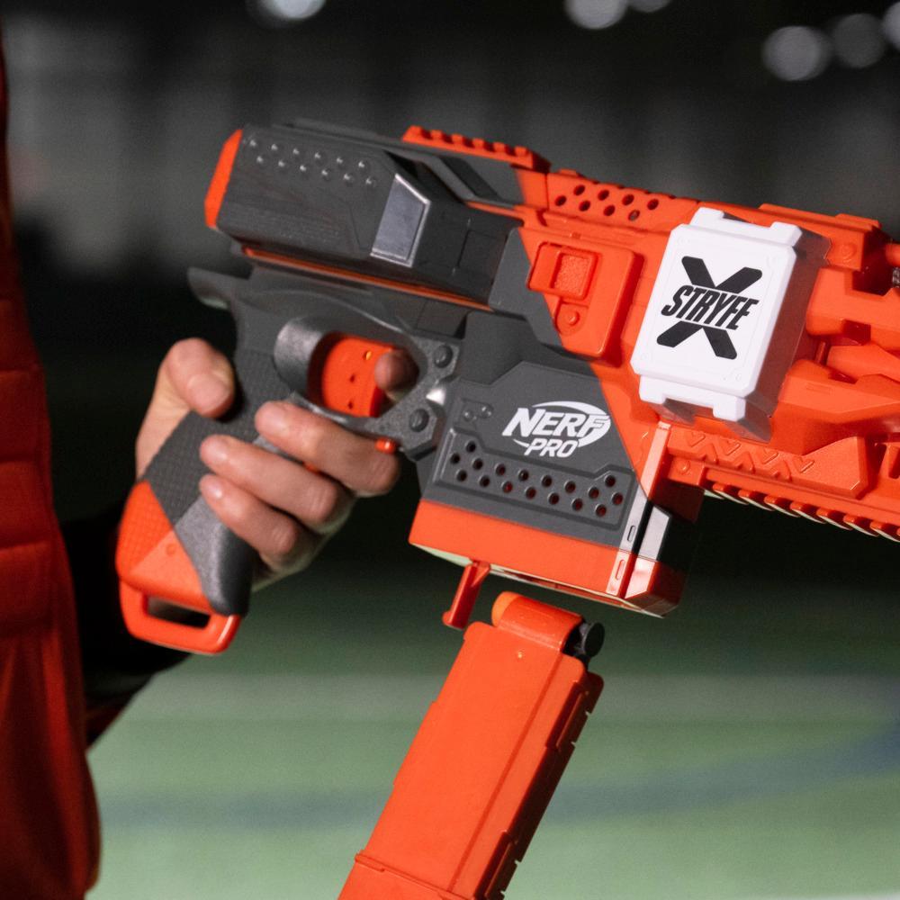 Nerf Pro Stryfe X Dart Blaster Battery 30 Nerf AccuStrike Half-Length Darts Magazine Eyewear - Image 9