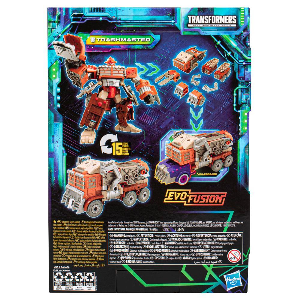 Transformers Legacy Evolution Voyager Class Trashmaster Converting Action Figure 7 - Image 3
