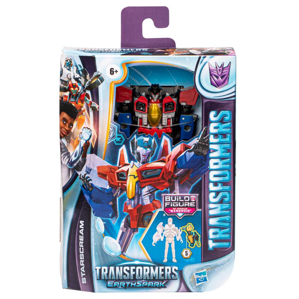 Transformers Toys EarthSpark Deluxe Class Starscream Action Figure Robot Toys for Kids - Image 7