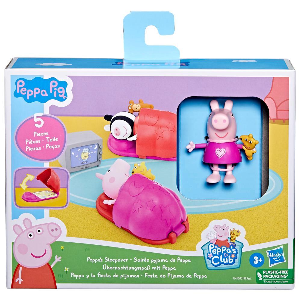 Peppa Pig Toys Peppas Sleepover Preschool Playset 2 Figures and 3 Accessories - Image 2