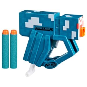 Nerf MicroShots Minecraft Cave Spider Blaster Includes 2 Nerf Elite Foam Darts
