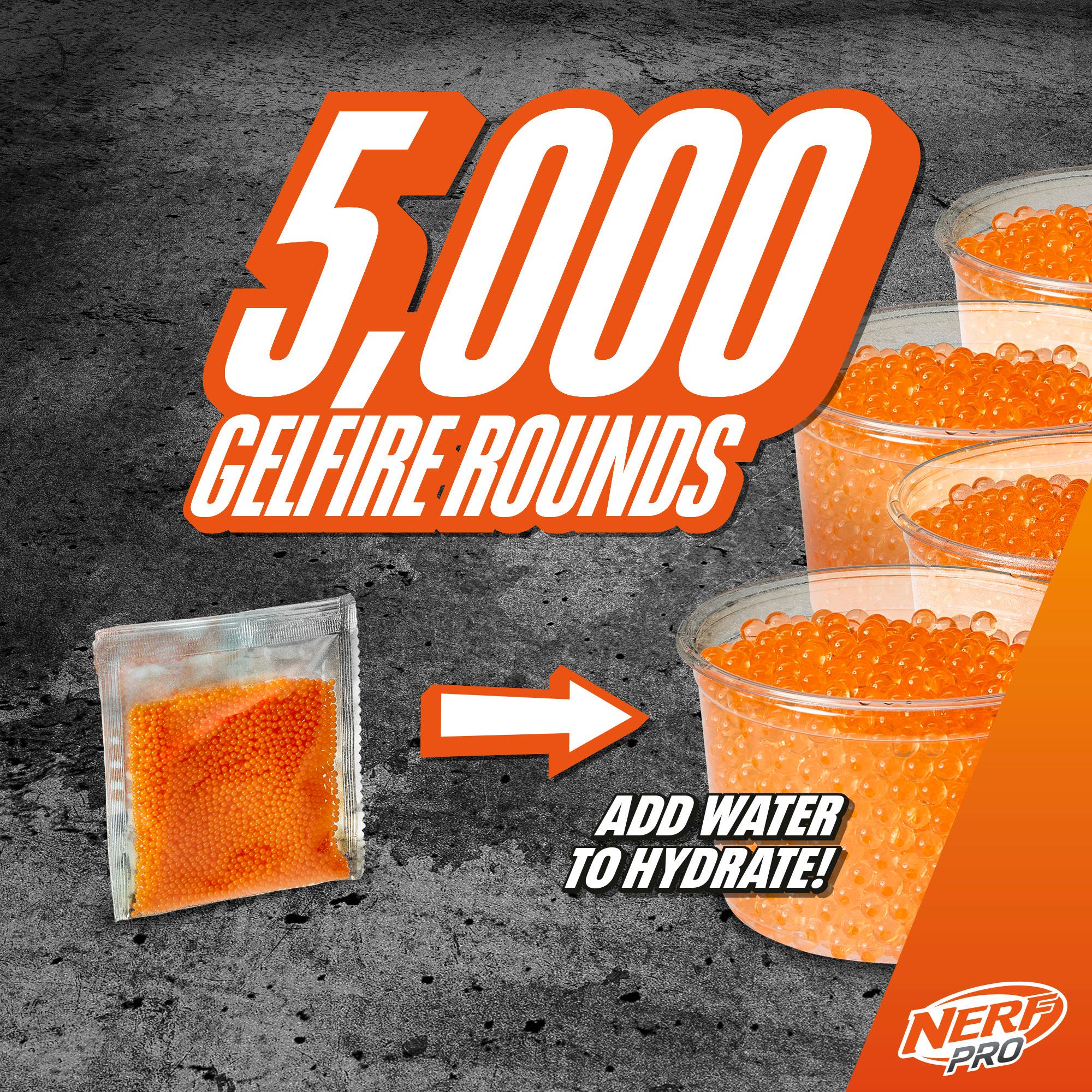 Nerf Pro Gelfire Dual Wield Pack 2 Blasters 5000 Gelfire Rounds 2x 100 Round Integrated Hoppers 2 Eyewear - Image 9