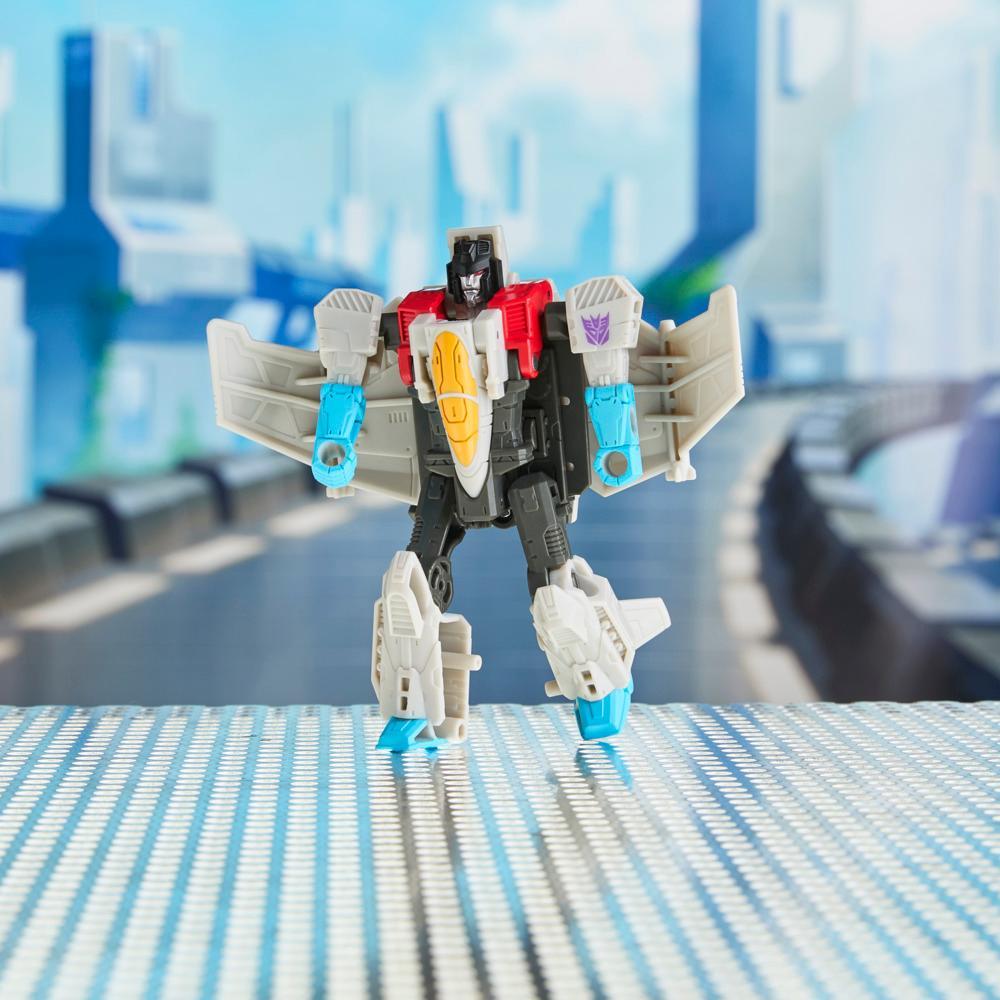 Transformers CYBERWORLD Cyber Changers Starscream Action Figure - Image 4