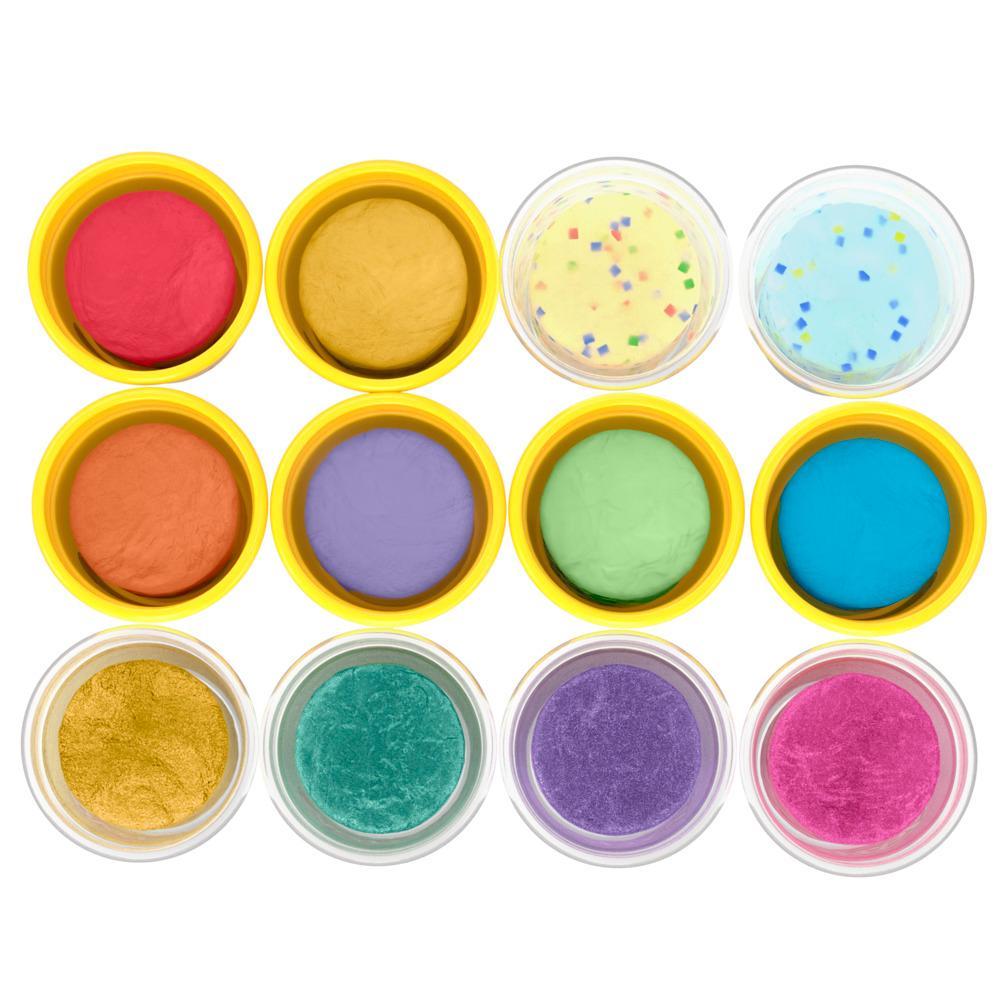 Play-Doh 12 Pack Assorted Celebration Compound Arts and Crafts Toys - Image 3