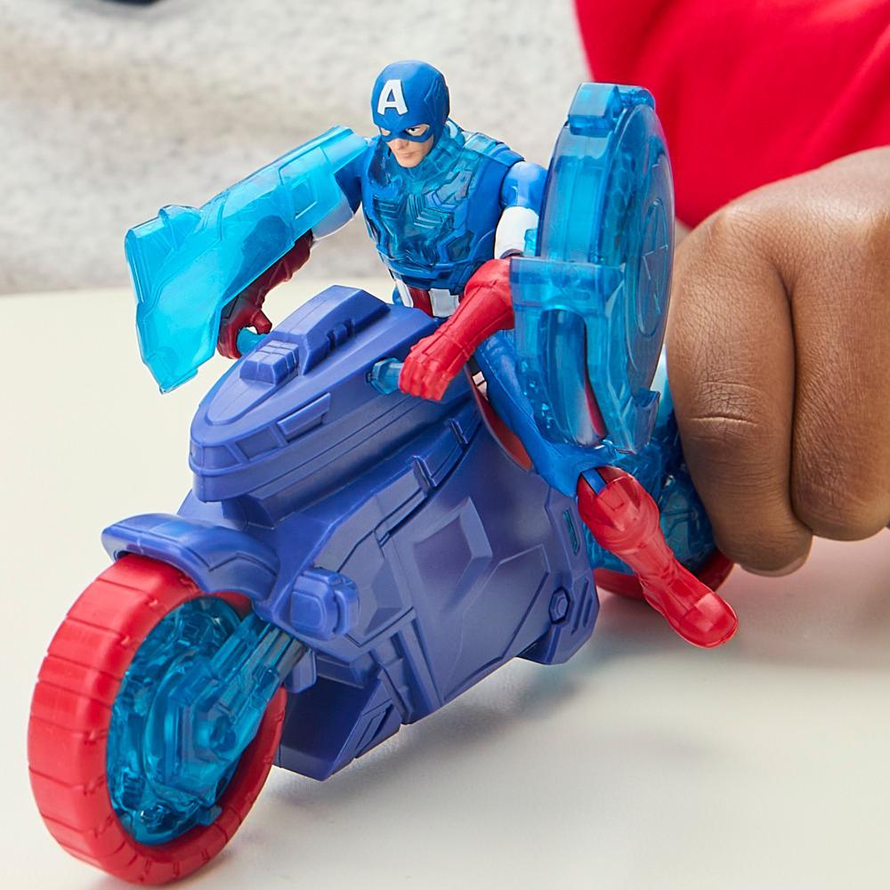 Marvel Avengers Epic World of Action Captain America Shield-Shot Cycle Vehicle Playset 4 - Image 4