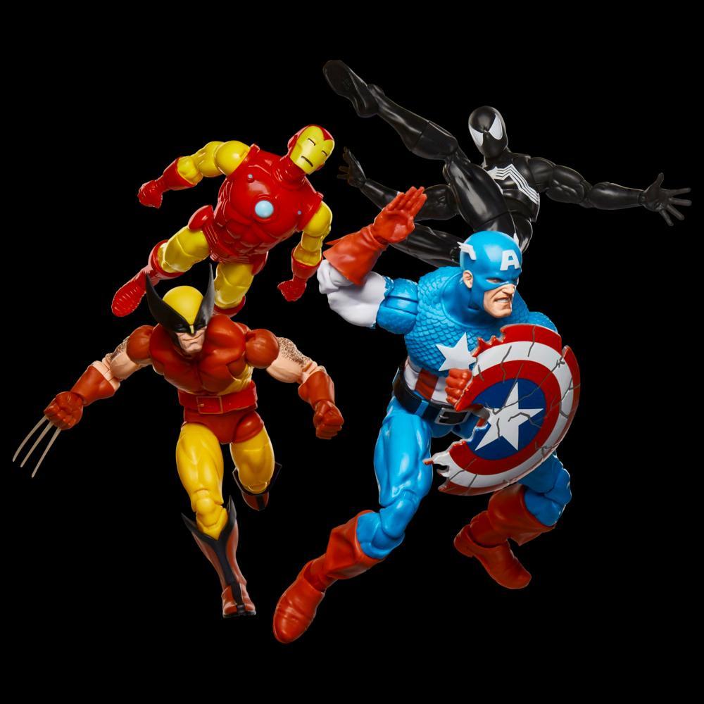 Marvel Legends Series Captain America Retro Marvel Comics Collectible Action Figure 6 - Image 3