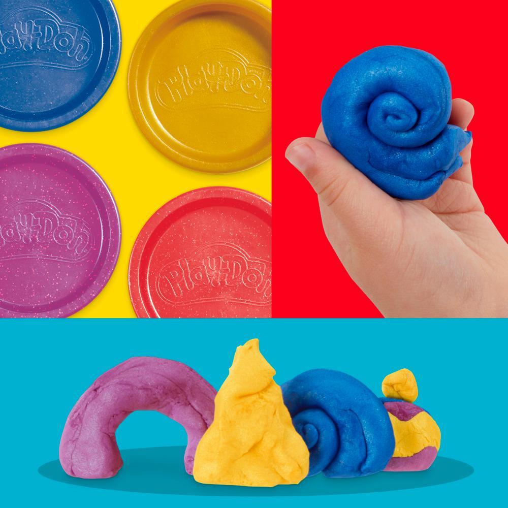 Play-Doh 4 Pack Metallic Shine Compound - Image 4