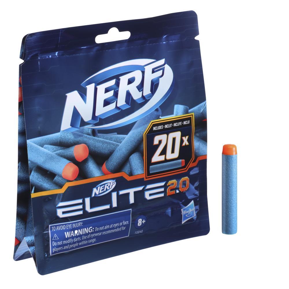 Nerf Elite 20 20-Dart Refill Pack -- Includes 20 Official Nerf Elite 20 Darts Compatible With All Nerf Elite Blasters