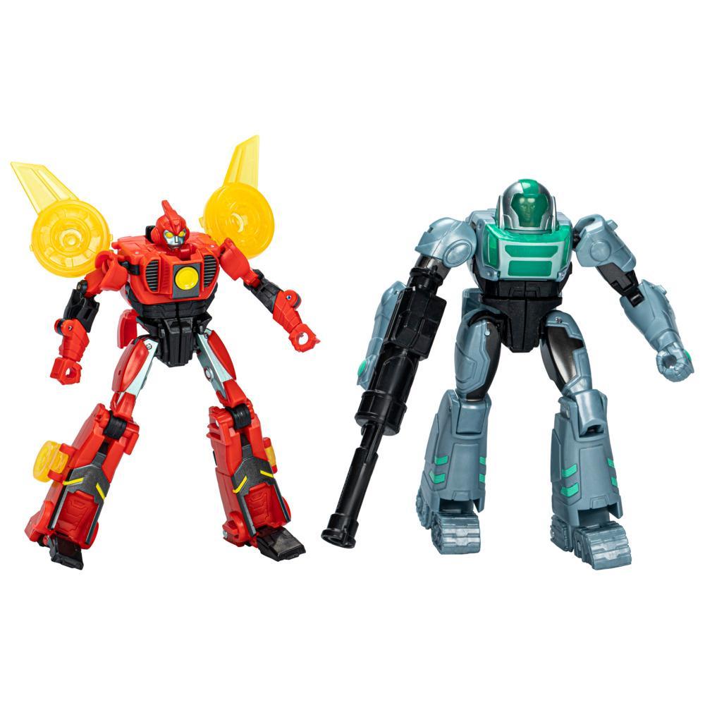 Transformers Toys EarthSpark Cyber-Combiner Terran Twitch and Robby Malto Action Figures - Image 6