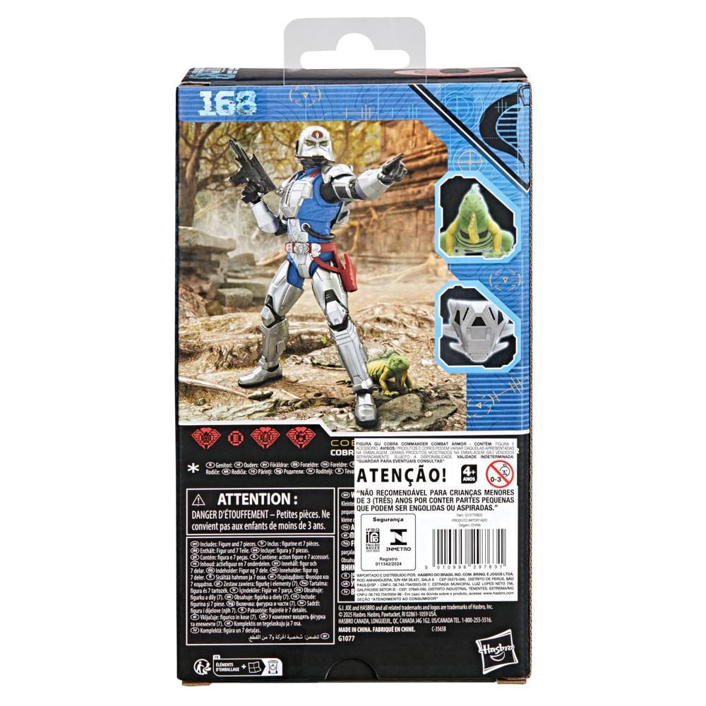 GI Joe Classified Series 168 Cobra Commander With Combat Armor Action Figure - Image 9