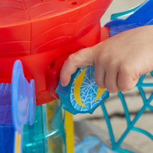 Marvel Spidey and His Amazing Friends Web-Spinners Web-Quarters Playset with Multiple Features Super Hero Toys 3