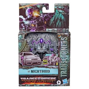 Transformers Toys Transformers Rise of the Beasts Movie Flex Changer Nightbird Action Figure - Ages 6 and up 6-inch